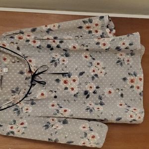 Light weight blue blouse